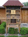 Insektenhotel auf dem OGV Gelände neben der OGV Hütte in Abstatt