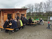 Kaffeenachmittag auf dem OGV Gelände in Abstatt 